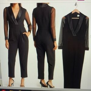 Eliza J Tuxedo Jumpsuit Sz. 16